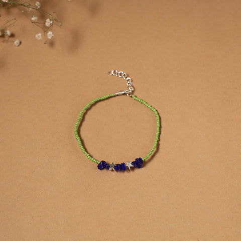 Handmade gs bead work anklet 06 - handcrafted