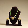 Buy Handmade GS Jute Fabart Necklace Set