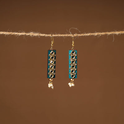 Handmade Kundan Work Earrings