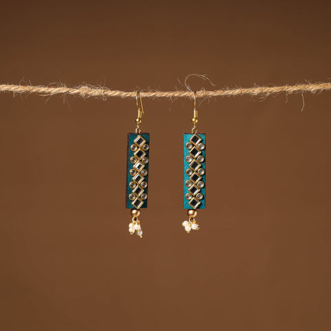 Handmade Kundan Work Earrings