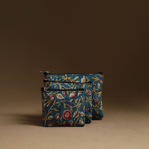 Green - handmade multipurpose utility pouches (set of 3) 10