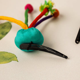  Handmade Poppy Hair Clips by Jugaad 