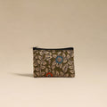  Green Handmade Quilted Cotton Coin Pouch Online in India