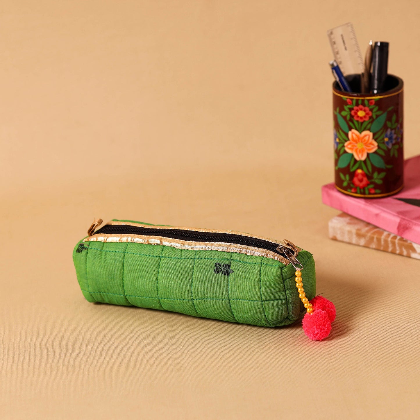 Handmade Quilted Pencil Pouch