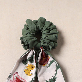 Handmade rubber band/scarf scrunchie 16 - handcrafted