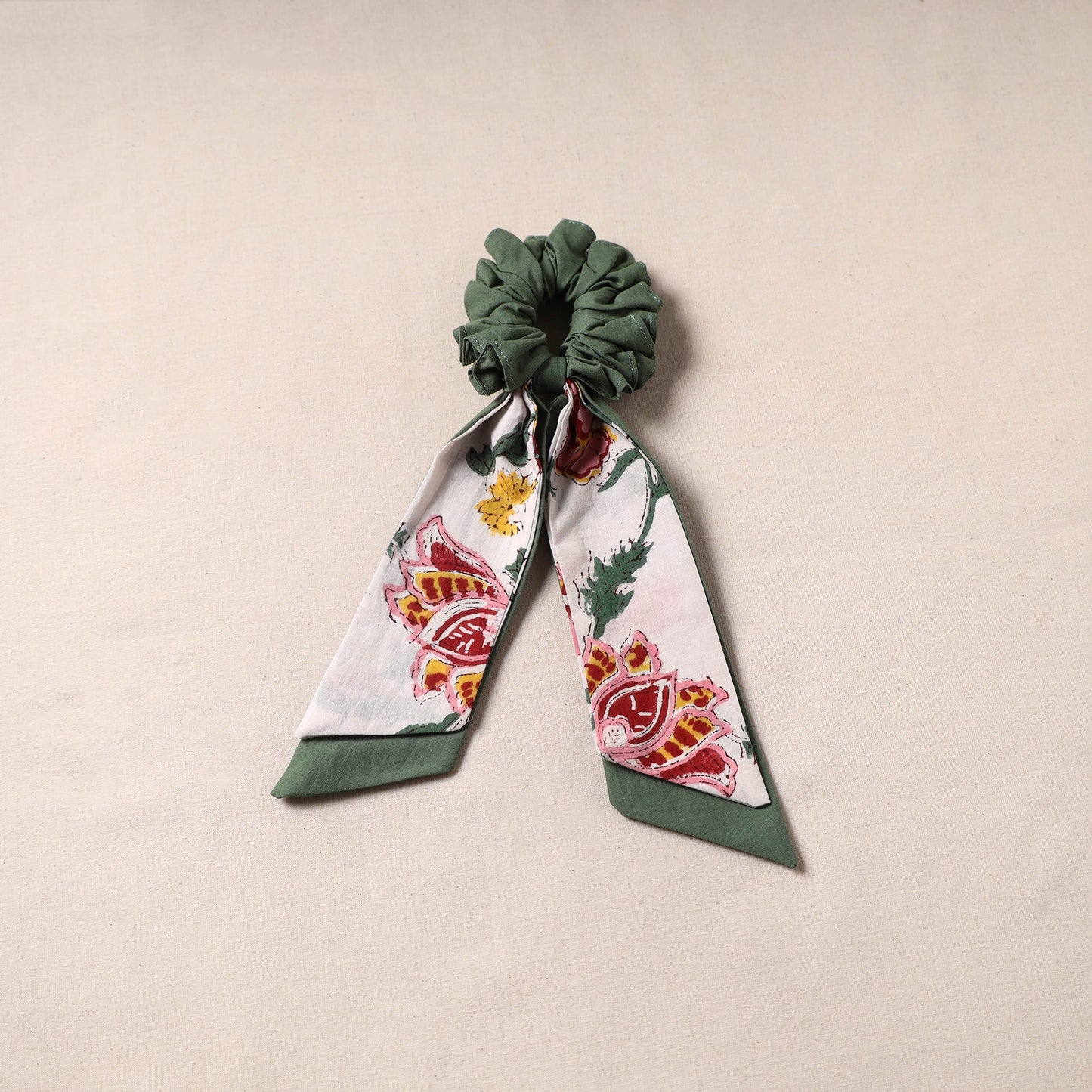 Handmade rubber band/scarf scrunchie 16 - handcrafted