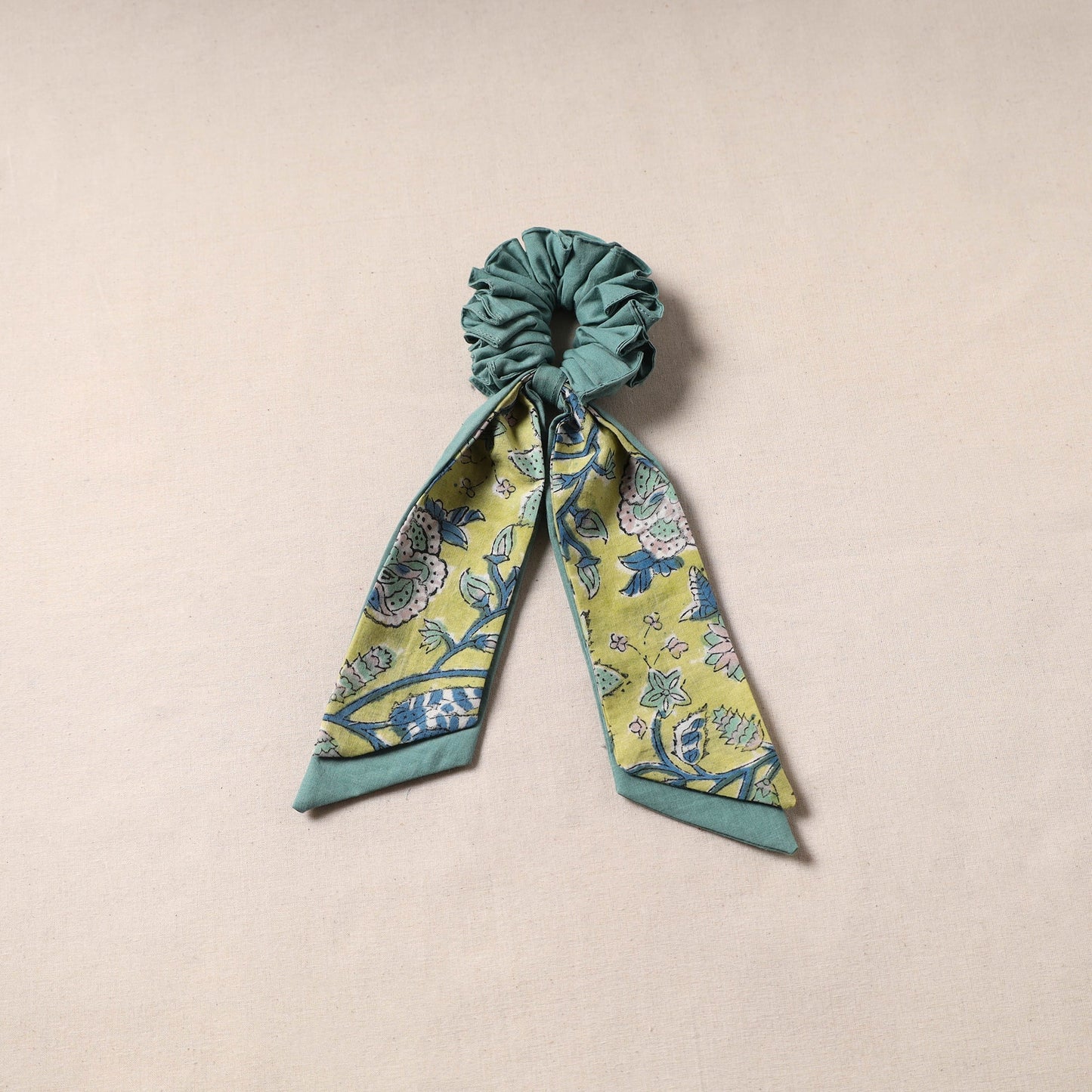 Handmade rubber band/scarf scrunchie 28 - handcrafted