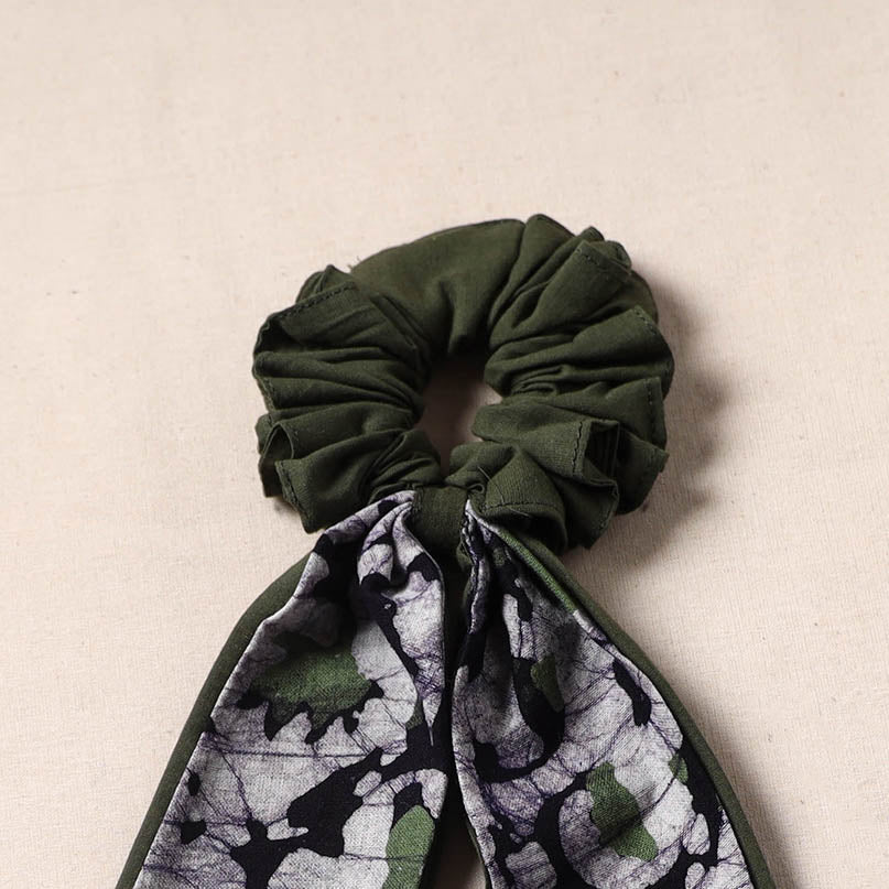 Handmade rubber band/scarf scrunchie 56 - handcrafted