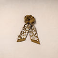 Handmade rubber band/scarf scrunchie 90 - handcrafted