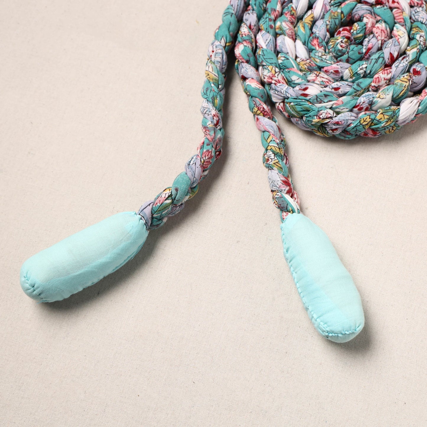  Handmade Upcycled Fabric Skipping Rope