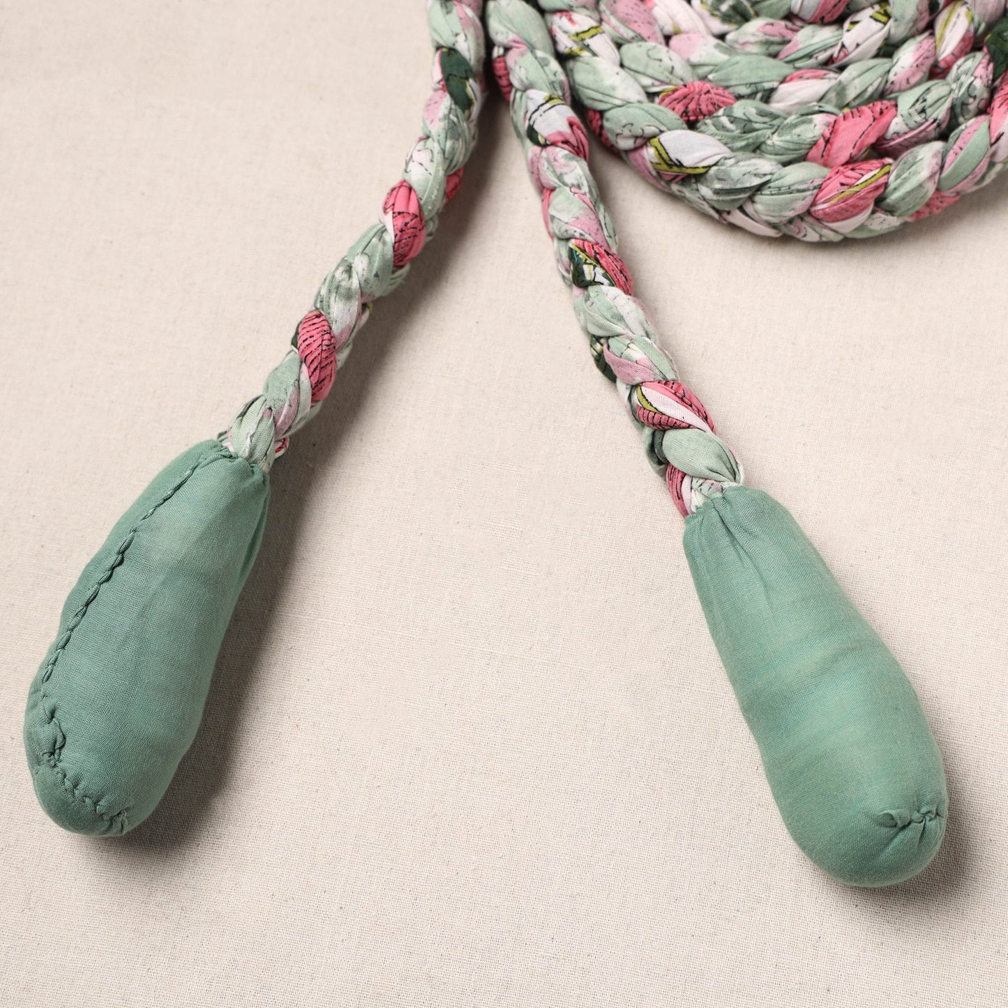  Handmade Upcycled Fabric Skipping Rope