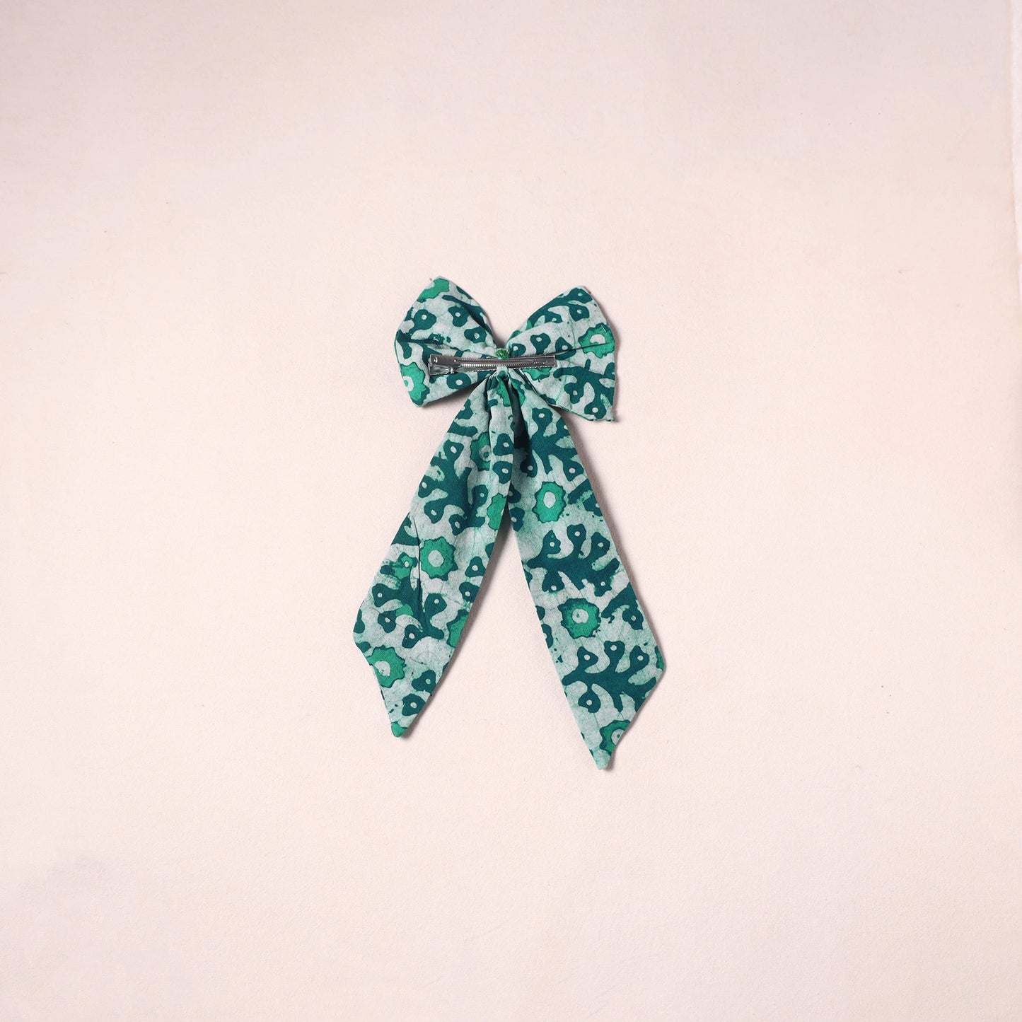 Handmade women’s bow hair clip 35 - handcrafted