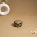 Green - handpainted paper mache multipurpose box 15