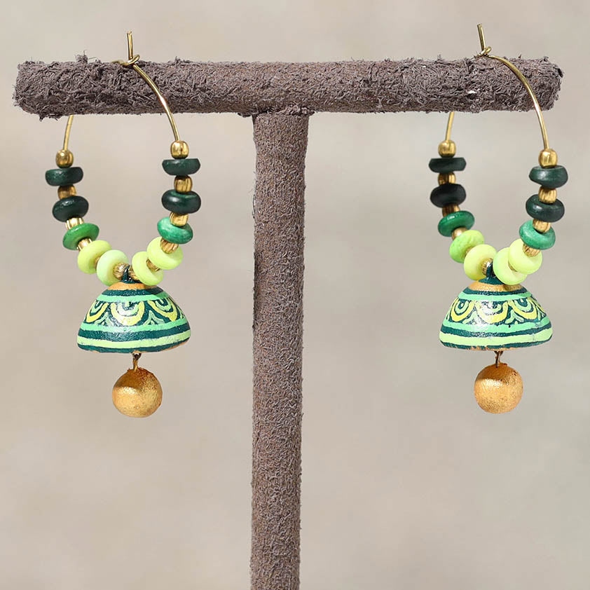  Handpainted Terracotta Miniature Earrings