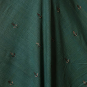 Green - handspun handloom natural dyed cotton buti