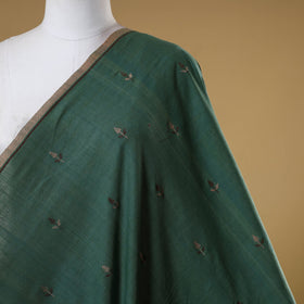 Green - handspun handloom natural dyed cotton buti