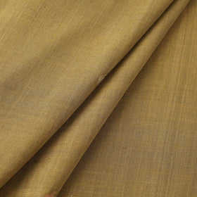 Green Handspun Handloom Natural Dyed Cotton Jamdani Fabric