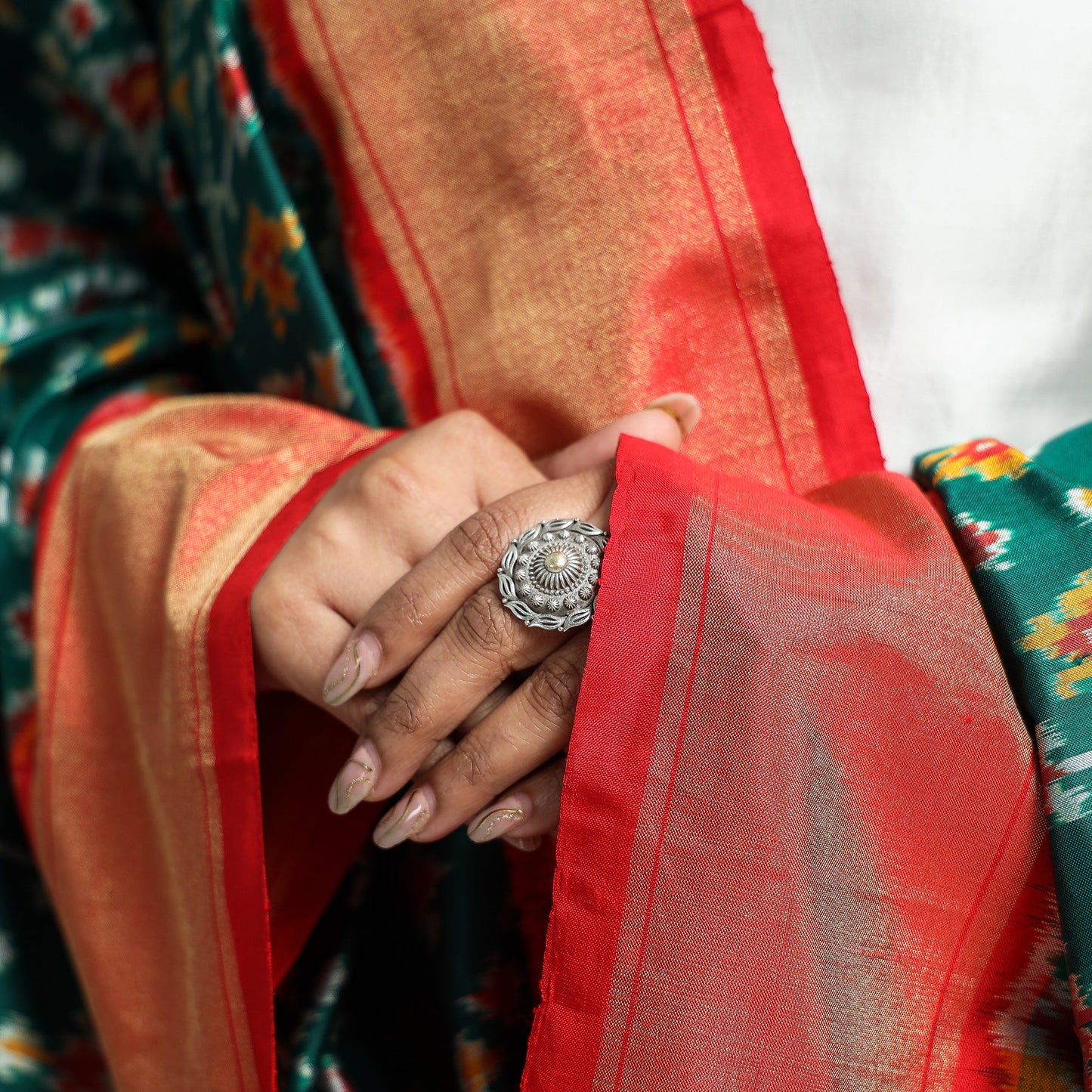 pochampally silk dupatta