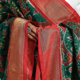 ikat silk dupatta