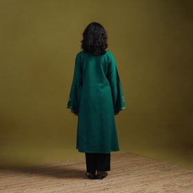 Handwoven aari hand embroidered kashmiri merino wool pheran