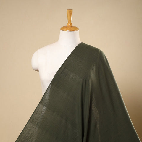 Green - handwoven organic kala cotton fabric 03