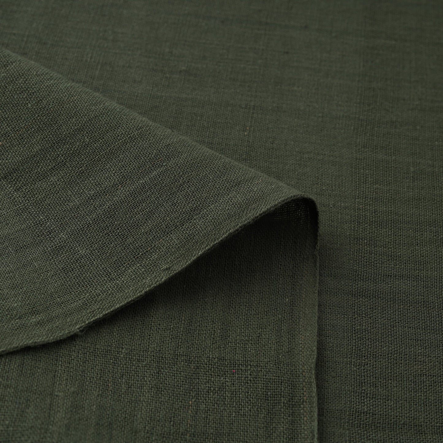 Green - handwoven organic kala cotton fabric 03