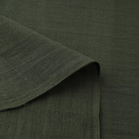 Green - handwoven organic kala cotton fabric 03