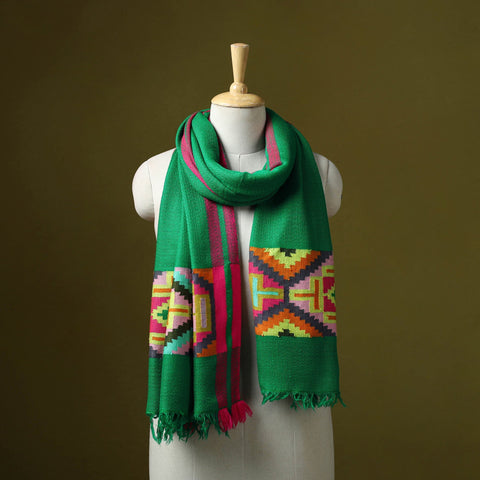 Himalayan handspun handwoven pure pashmina wool stole 19