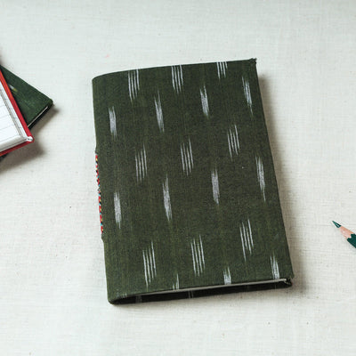  Ikat Fabric Cover Handmade Paper Notebook 