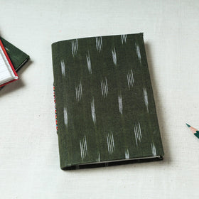  Ikat Fabric Cover Handmade Paper Notebook 