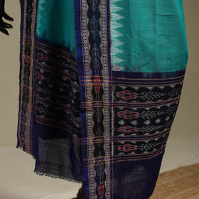Green - ikat handloom cotton sambalpuri dupatta 53