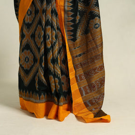 Buy Green Ikat Handloom Cotton Sambalpuri Saree