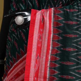 Green - ikat handloom cotton sambalpuri saree 15