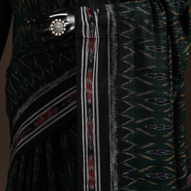 Ikat handloom cotton sambalpuri saree 19 - handcrafted
