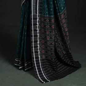 Ikat handloom cotton sambalpuri saree 21 - handcrafted