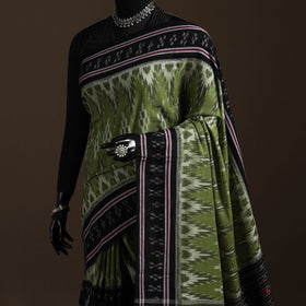 Ikat handloom cotton sambalpuri saree 23 - handcrafted