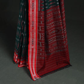 Ikat handloom cotton sambalpuri saree 27 - handcrafted