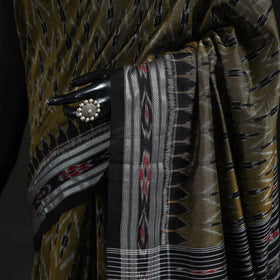 Ikat handloom cotton sambalpuri saree 36 - handcrafted