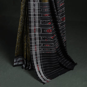 Ikat handloom cotton sambalpuri saree 36 - handcrafted