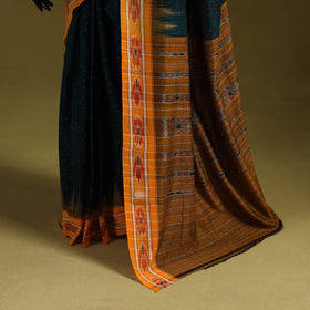 Ikat handloom pure cotton sambalpuri saree 05 - handcrafted
