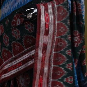 Ikat handloom pure cotton sambalpuri saree 06 - handcrafted