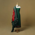 Jacquard cotton 2pc unstitched dress material 03