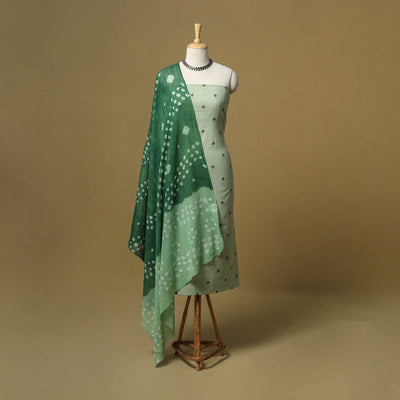 Jacquard cotton 2pc unstitched dress material 07