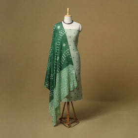 Jacquard cotton 2pc unstitched dress material 07