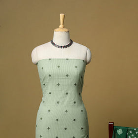 Jacquard cotton 2pc unstitched dress material 07