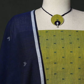 Jacquard cotton 2pc unstitched dress material