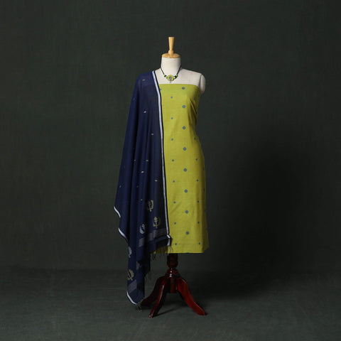 Jacquard cotton 2pc unstitched dress material