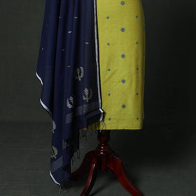 Jacquard cotton 2pc unstitched dress material