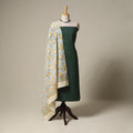 Jacquard cotton 2pc unstitched dress material