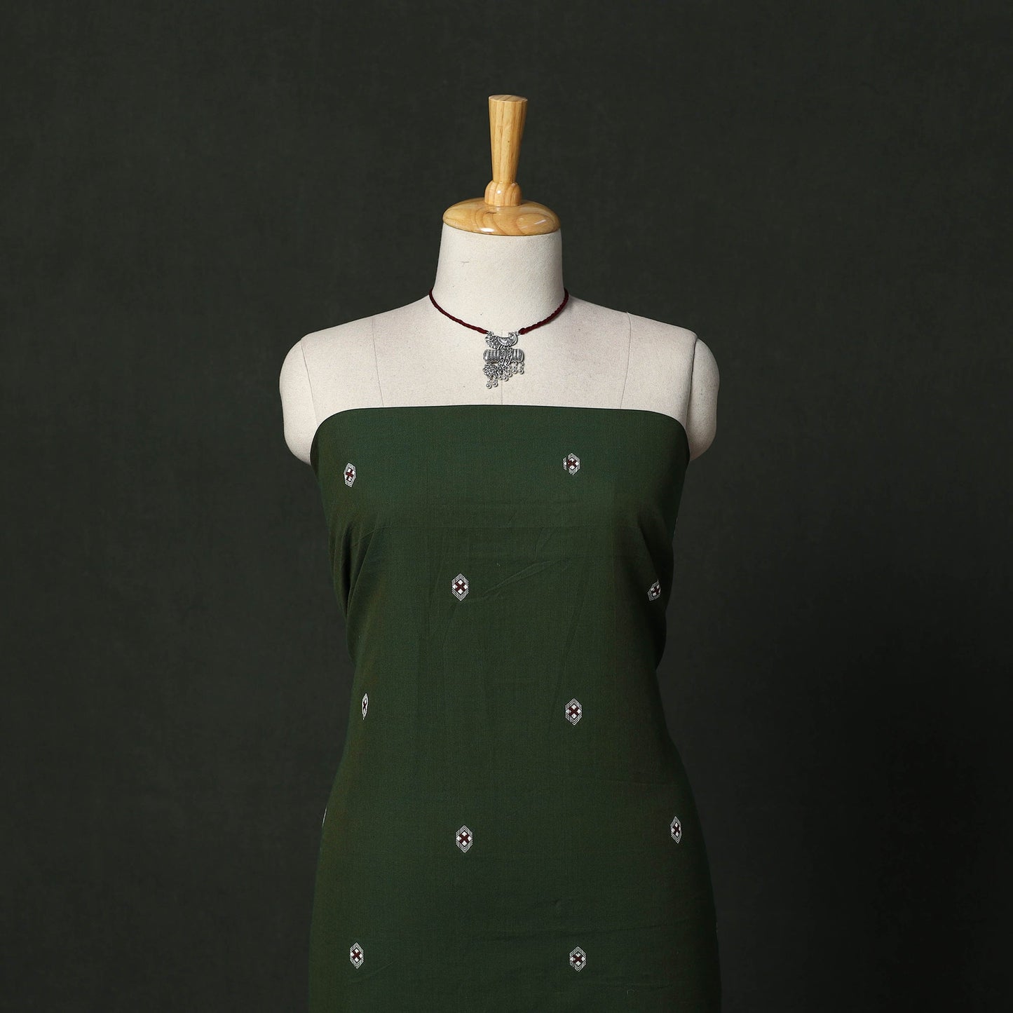 Jacquard cotton 2pc unstitched dress material